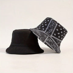 Cashew Nut Print Fisherman Hat Street Sun Hat Basin Hat