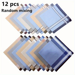 Men's Classic Handkerchief Retro Square Hand Towel
