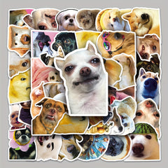 50pcs Puppy Series Stickers For Motorcycle Laptop Cup - Waterproof Sticker