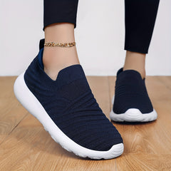 Knit Textured Walking Shoes for Women