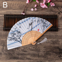 Chinese Style Folding Fan Dance Fan Retro Cheongsam Accessory