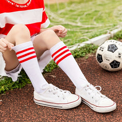 Kids Football Socks Cotton Over The Knee Boys Girls Socks