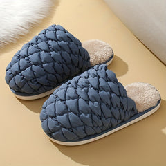 Men's Winter Indoor Cozy Slippers with Fuzzy Lining