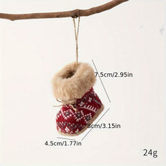 Christmas Plush Angel Doll Santa Claus Snowman Reindeer Small Pendant