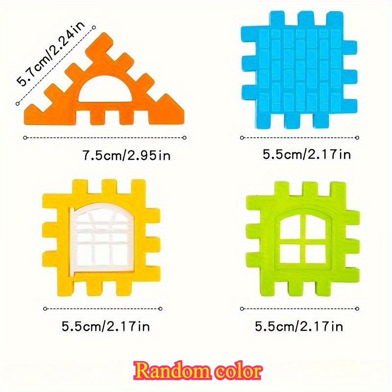 70pcs Interlocking Bricks Set Educational Toy