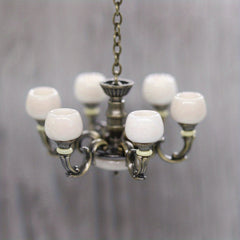 1:12 Dollhouse Lamp Chandelier Light Ceiling Lamp