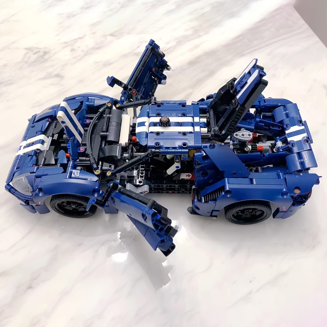 1466pcs Classic Sports Car Building Block Puzzle Assembly Racing Collection Toy