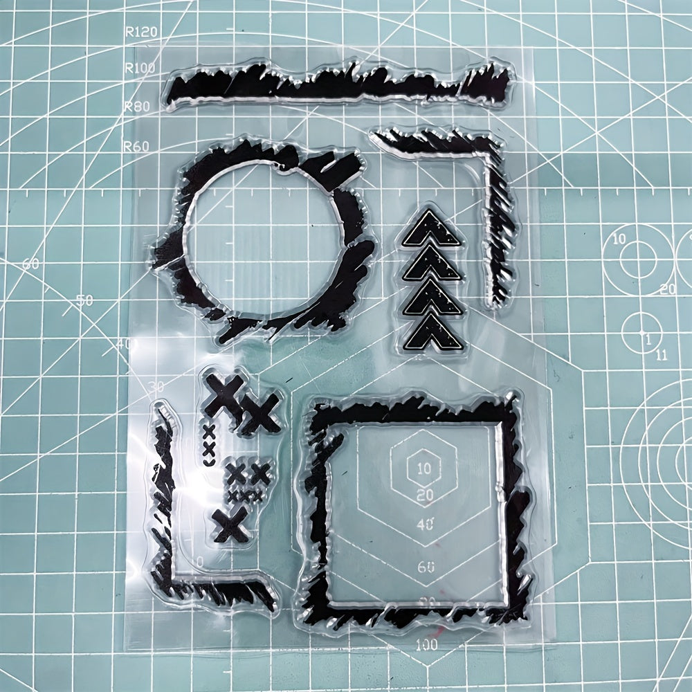 Transparent Silicone Stamp for Backgrounds