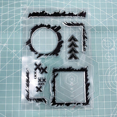Transparent Silicone Stamp for Backgrounds