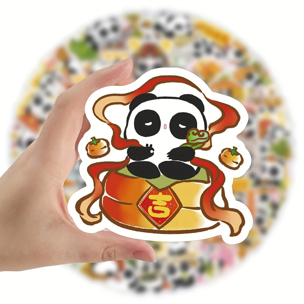 120pcs Creative Panda Stickers Waterproof DIY Party Gift Decoration