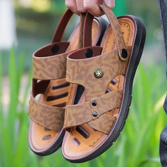Men's Open Toe Sandals Non Slip Outdoor Hiking Beach Shoes