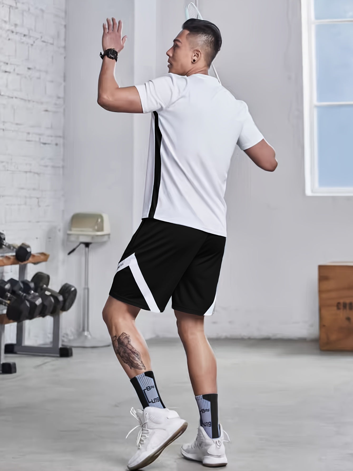 Men's Quick Drying Sports Set: T-shirt & Shorts