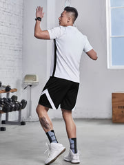 Men's Quick Drying Sports Set: T-shirt & Shorts