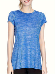 Quick Dry Sports T-shirt Round Neck Running Top