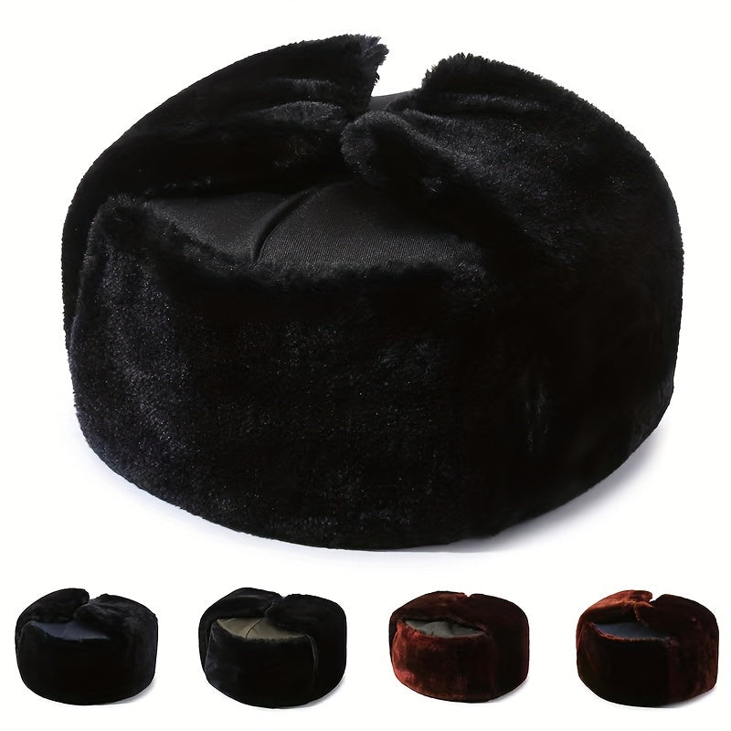 Men's Winter Trapper Hat Windproof Ski Hat