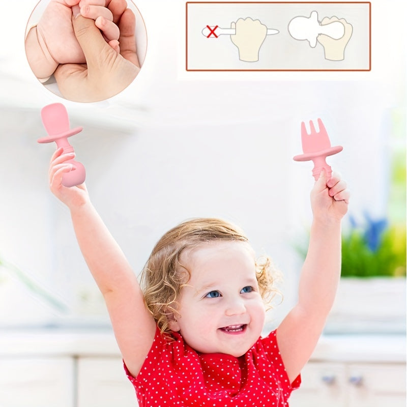 Soft Silicone Baby Tableware for Easy Feeding and Training