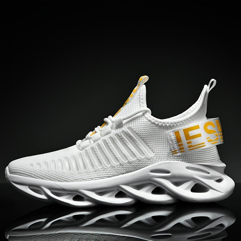Men's Slip on Blade Sneakers Breathable Athletic Shoes