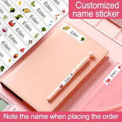 Cartoon Waterproof Name Sticky Lable - Customized for School & Home - 40-120pcs