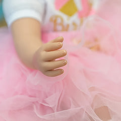 24 Inch Soft Fabric Realistic Reborn Girl Doll with Long Curly Hair