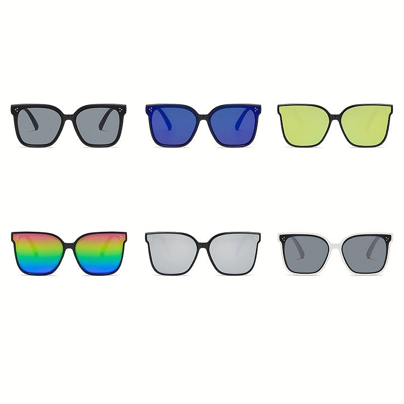 Girl's Big Frame Sunglasses UV400 Decorative Glasses for Party Gift