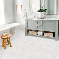 10pcs Marble Tile Sticker Peel Stick Home Decor Waterproof Self-adhesive