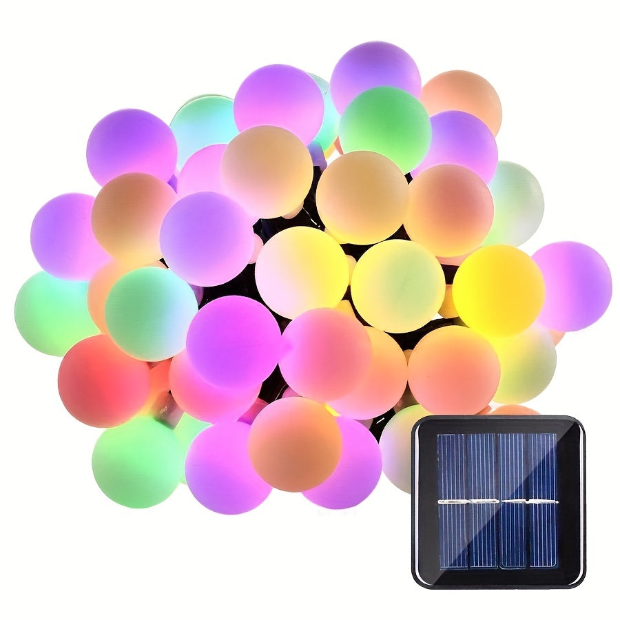 Outdoor Solar String Lights Waterproof Ball Lights Starry Fairy Lights