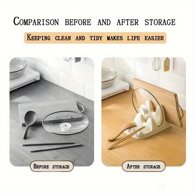 Countertop Storage Rack Pot Cover Placement Device Drain Rack