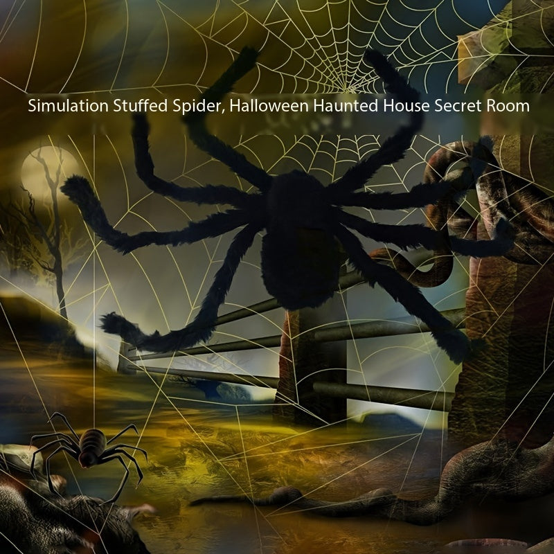 Plush Spider Halloween Party Decorations Room Prank Simulation Plush Spider