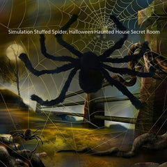 Plush Spider Halloween Party Decorations Room Prank Simulation Plush Spider