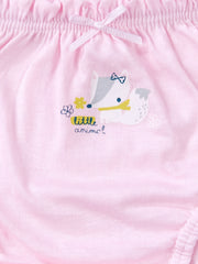 Girls Mini Cartoon Animal Graphic Shortie Brief Soft Cotton Underwear
