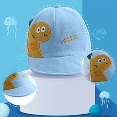 Cartoon Dinosaur Baby Baseball Cap Adjustable Sun Visor Hat