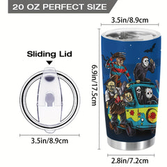 Halloween 20oz Stainless Steel Tumbler - Vacuum Insulated Travel Mug