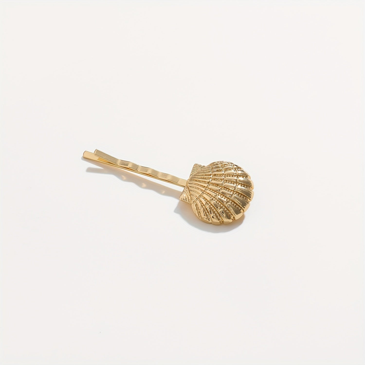 Ocean Series Hairpin Metal Golden Shell Starfish Hair Pin for Side Hair Bang