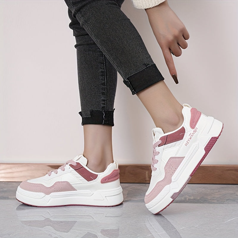 Women's Winter Lace Up Thermal Skate Shoes with Faux Fur Lining
