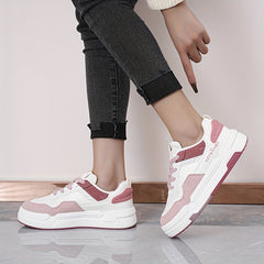 Women's Winter Lace Up Thermal Skate Shoes with Faux Fur Lining