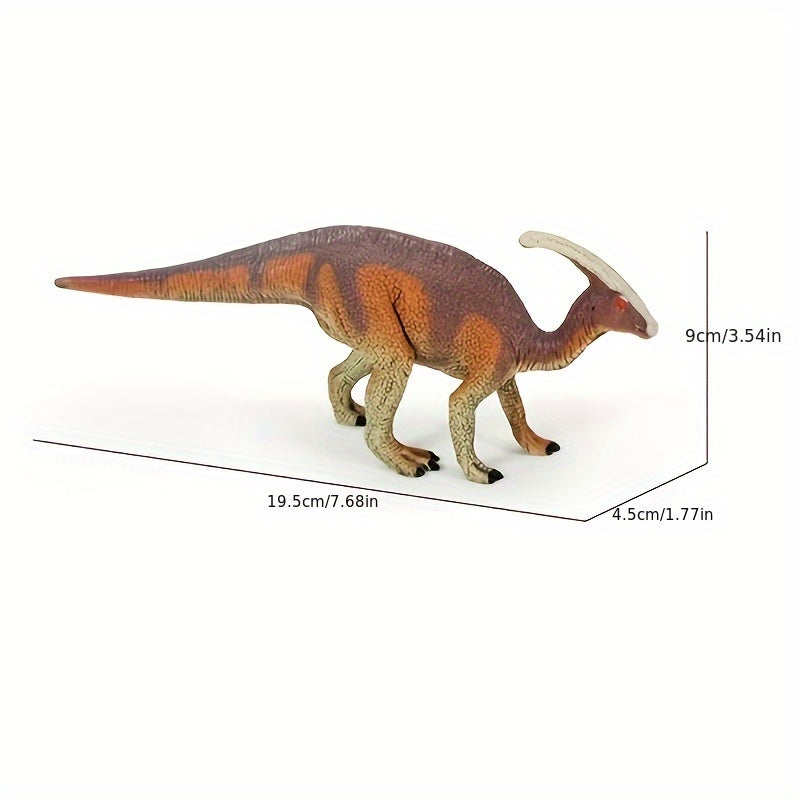 Jurassic Parasaurolophus Dinosaur Toy Realistic Model with Detailed Scales