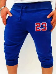 Men's Solid Comfy Shorts Elastic Waist Drawstring
