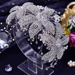Hand-Woven European and American Bride's Hair Accessory for Wedding