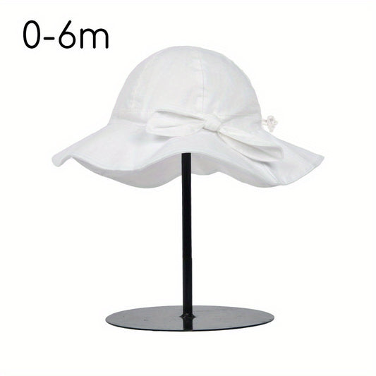 UPF 50 Baby Girl Sun Hat Adjustable Beach Hat