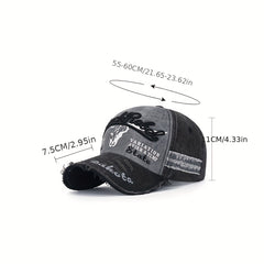 Men's Retro Embroidered Baseball Cap