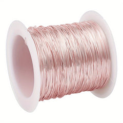 Copper Craft Wire Beading Wire Plated Pink 0.3-0.8mm