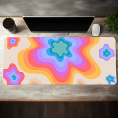 Colored Star Mouse Pad Long Non slip Waterproof Mouse Pad