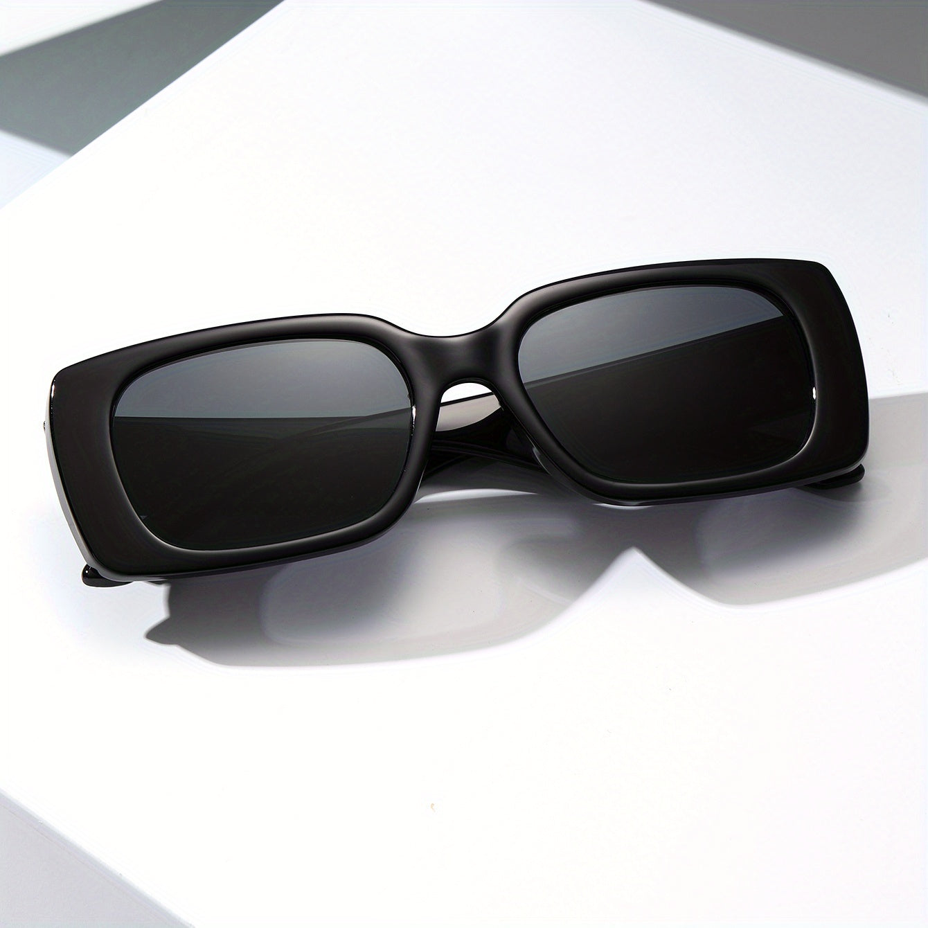 Square Frame Sunglasses Wrap Around Glasses Gradient Lens UV400