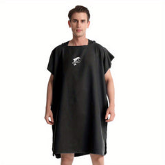 Mutao Unisex Surf Poncho Robe Towel Microfiber Bathrobe Ponchos for Surfing