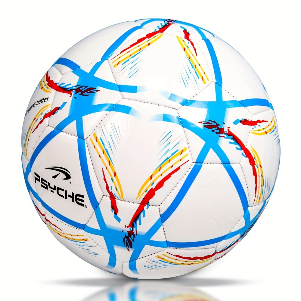 PSYCHE Soft Size 5 Indoor/Outdoor Football, Machine Stitched