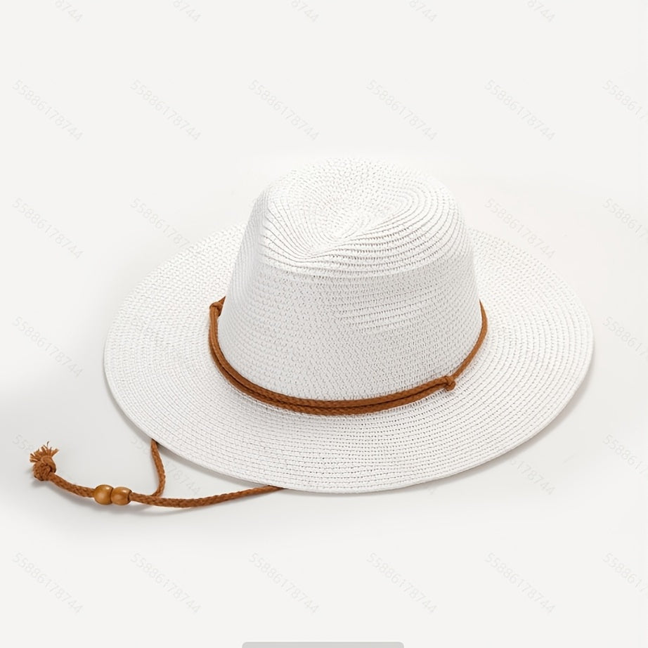 Breathable Sunshade Big Brim Cowboy Hat for Outdoor Activities