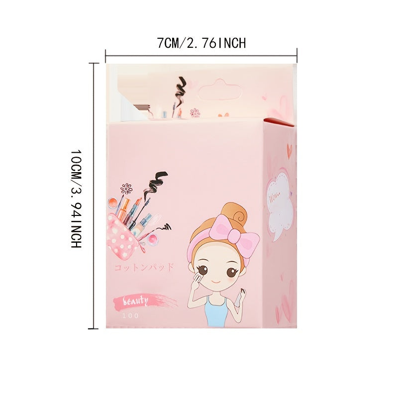 100 Makeup Remover Pads Thicken Face Cleansing Dry/Wet Dual Use