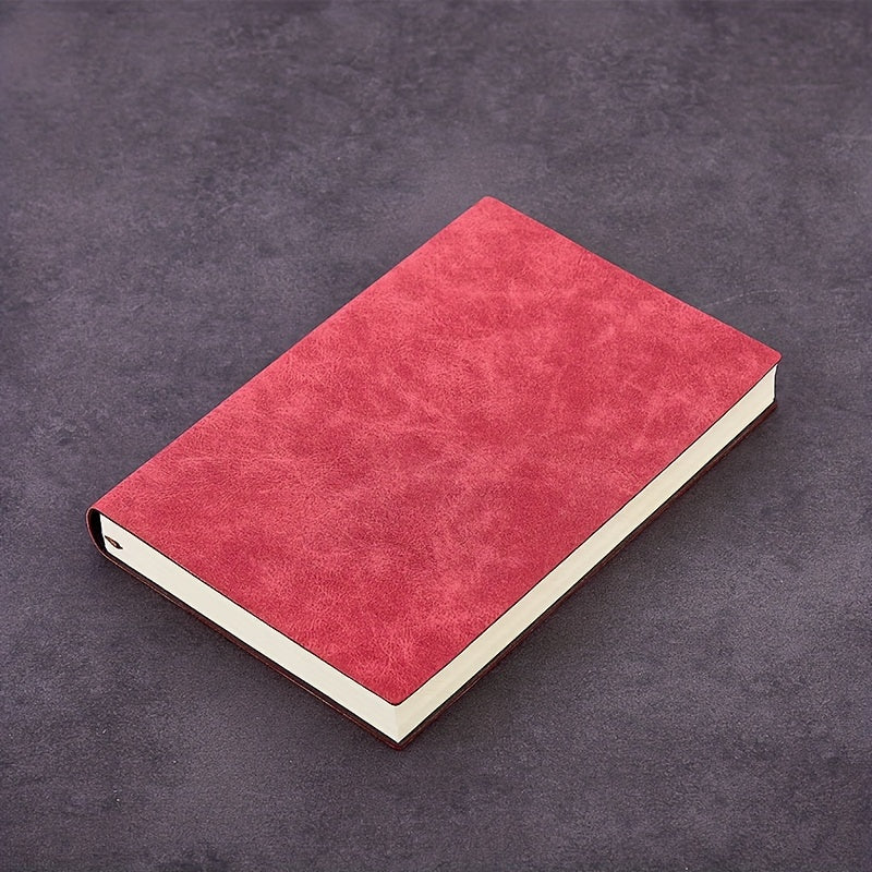 A5 Retro Sheepskin Notebook Soft Leather Business Record Book