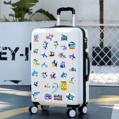 50pcs Shark Stickers Marine Animal Waterproof Vinyl Stickers DIY Travel