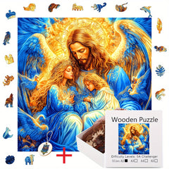 Hot Wooden Puzzle - Jesus and Angel - Ages 3+